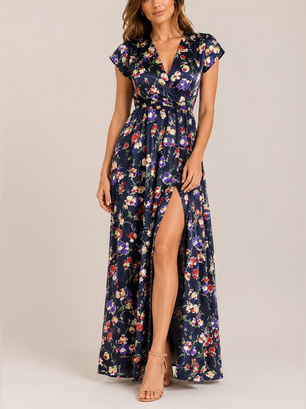Revolve Tularosa Sid Maxi Floral Wrap Dress Size Medium